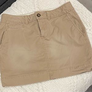 Womens khaki skirt size 0